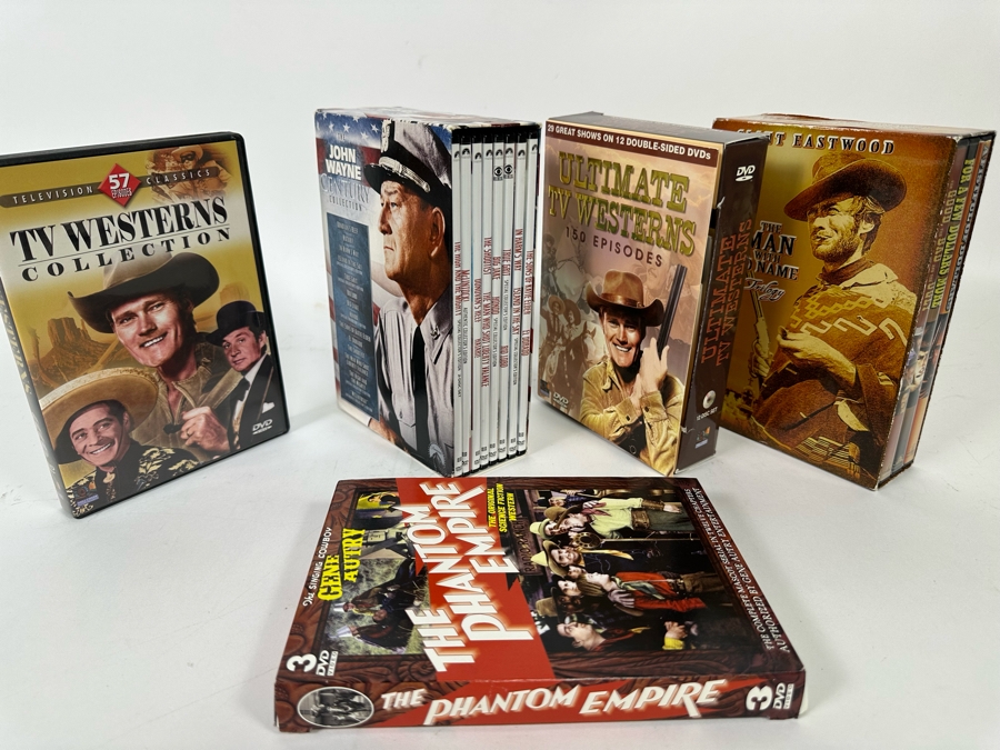 Western DVDs Including The John Wayne Collection and Clint Eastwood The Man With No Name Trilogy [Photo 2]
