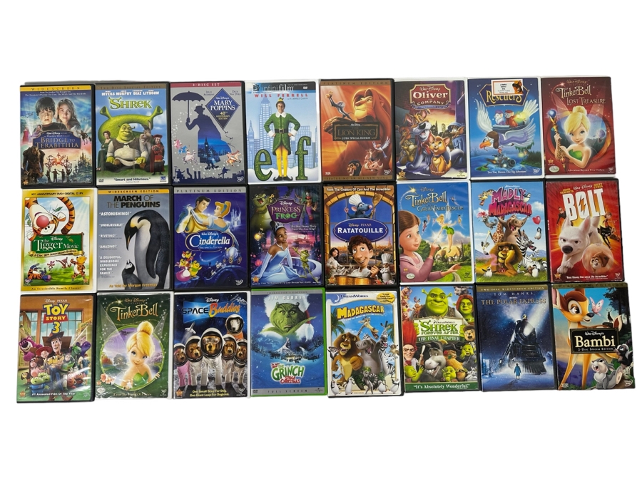 24 Dvds Kids Movies