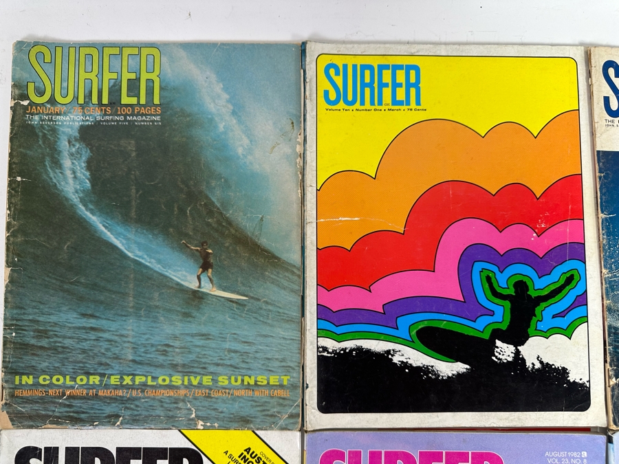 Eight Vintage Surfer Magazines [Photo 2]