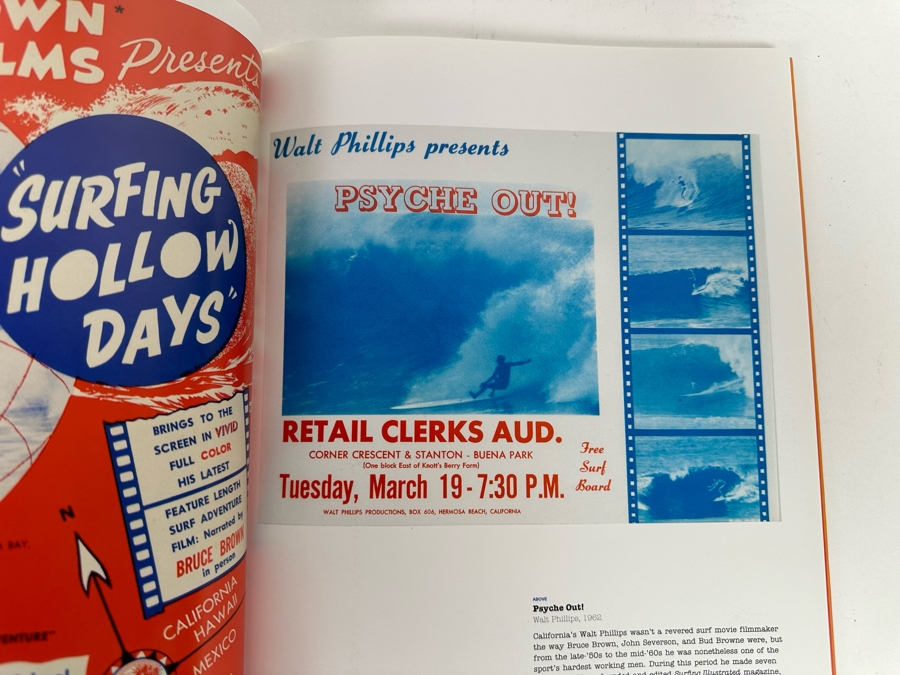 First Edition Softcover Book Surf Movie Tonight! Surf Movie Poster Art, 1957-2004 By Matt Warshaw [Photo 8]