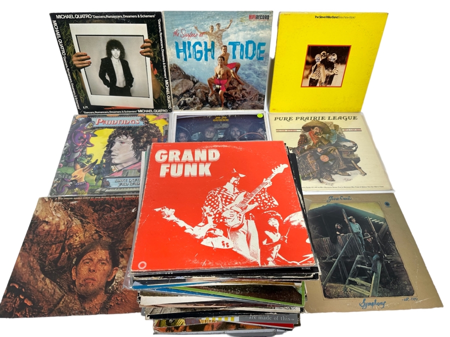 Collection Of Vinyl Records Albums - See Photos