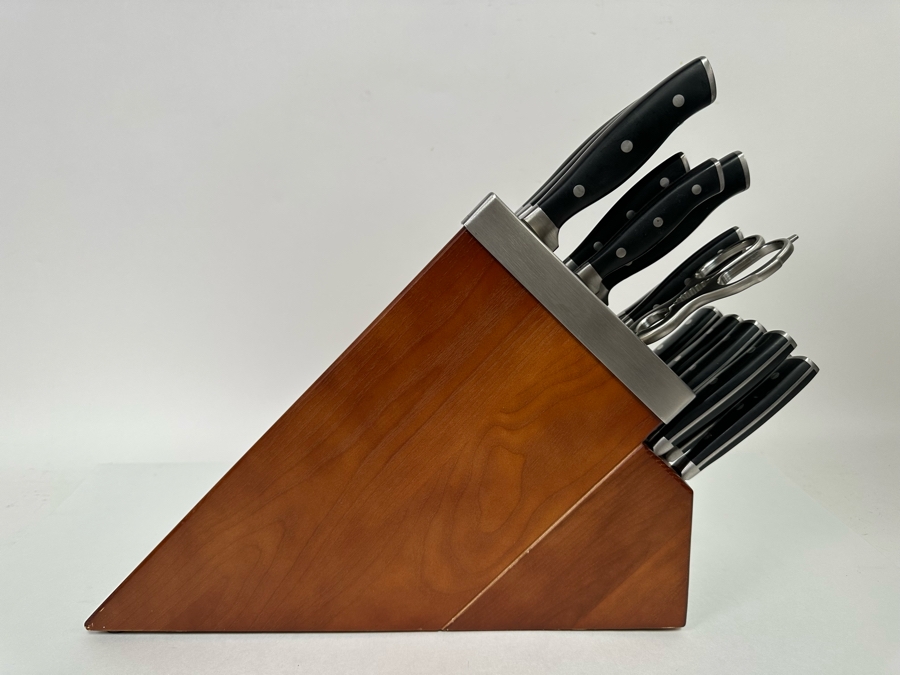 Henckels Classic Self-Sharpening 20-Piece Block Set 18W X 6D X 14H [CR] [Photo 9]