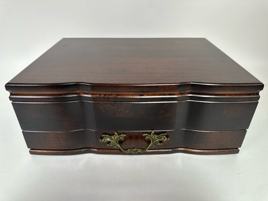 Ricci Stainless 18/10 Flatware Set With Wooden Storage Box Apx Service For 8 [CR] [Photo 2]