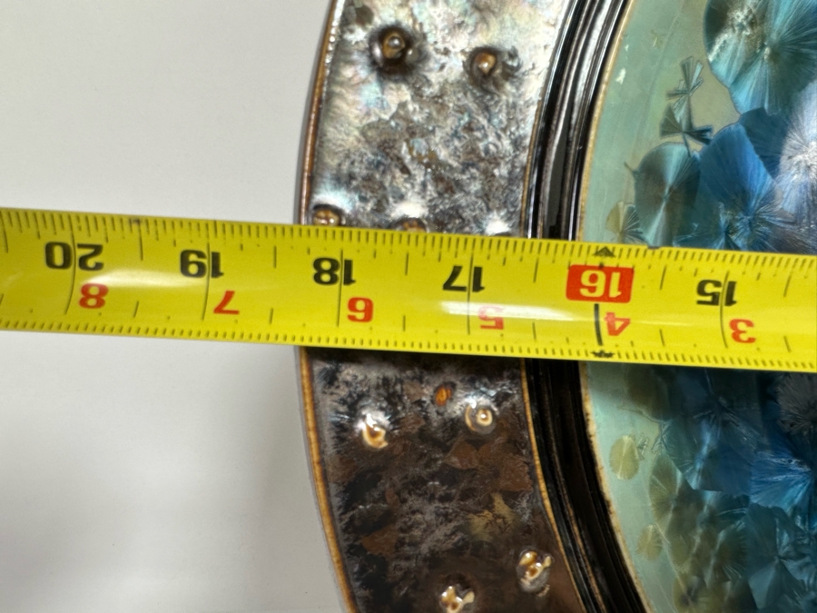 Hong Rubinstein One Dream Design Signed Studio Pottery With Stand 18.25R [CR] [Photo 15]