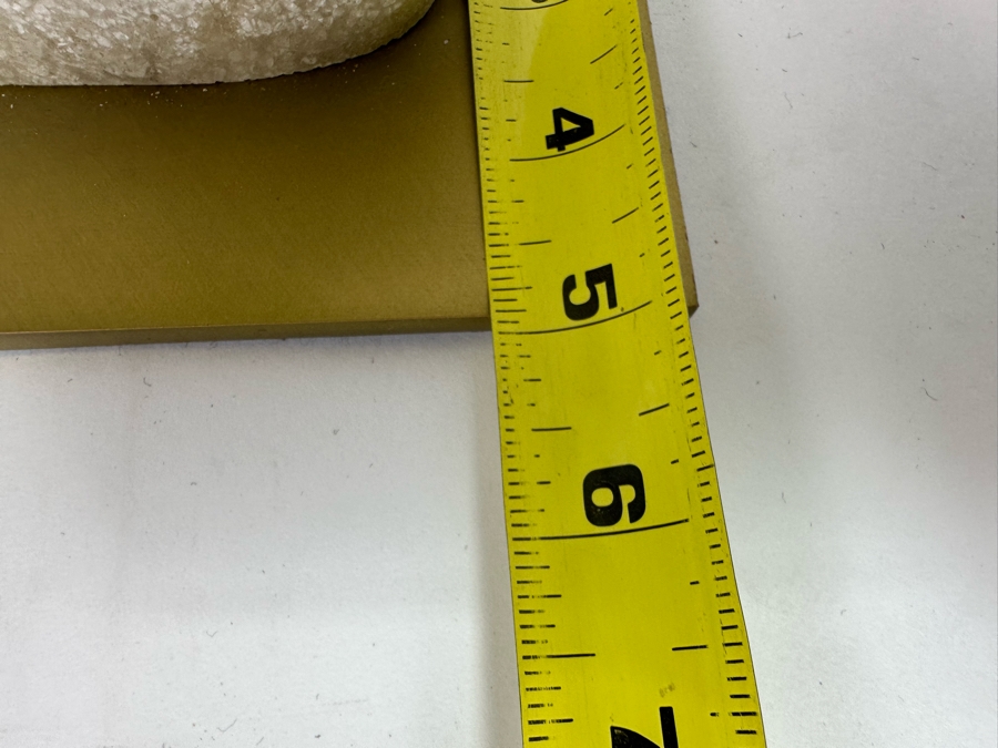 Arteriors Aspen Mid Century Modern White Ricestone Sculpture 8W X 5D X 20.5H [CR] Retails $545 [Photo 8]