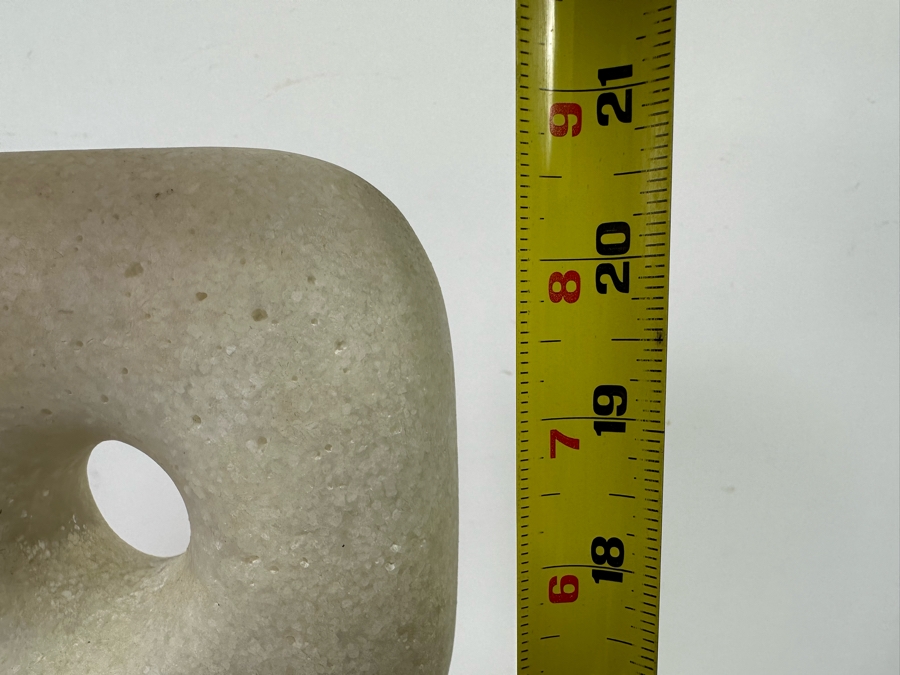 Arteriors Aspen Mid Century Modern White Ricestone Sculpture 8W X 5D X 20.5H [CR] Retails $545 [Photo 9]