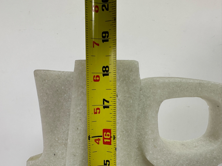 Arteriors Home Martin Faux Marble Sculpture 10W X 4D X 18.5H [CR] Retails $778 [Photo 8]