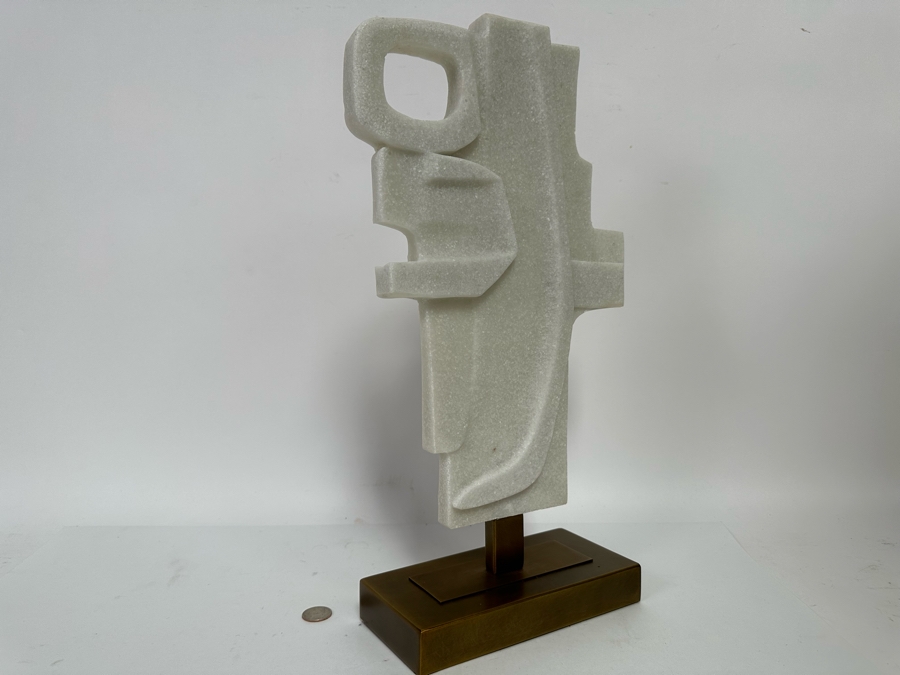 Arteriors Home Martin Faux Marble Sculpture 10W X 4D X 18.5H [CR] Retails $778 [Photo 5]