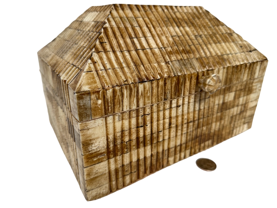 Inlaid Bone Box 10W X 8D X 7H [CR] [Photo 2]