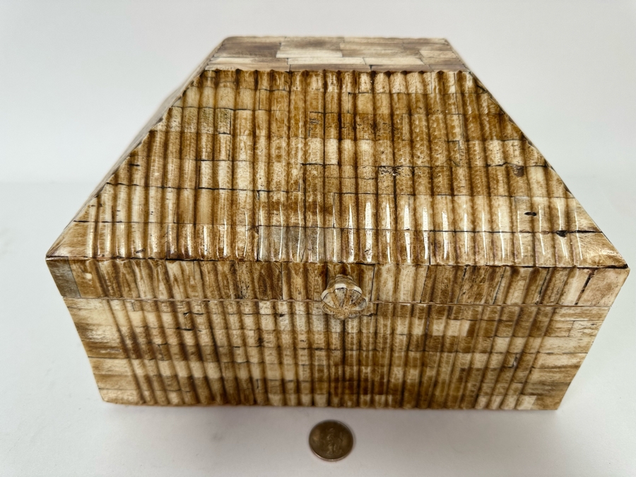Inlaid Bone Box 10W X 8D X 7H [CR] [Photo 3]