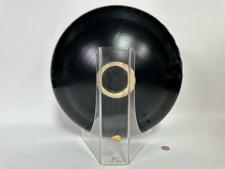 Art Pottery Piece With Acrylic Stand By Evans Designs 16R [CR] [Photo 8]