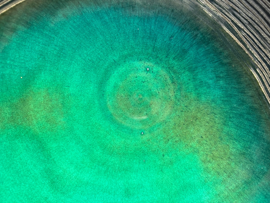 Art Pottery Piece With Acrylic Stand By Evans Designs 16R [CR] [Photo 6]