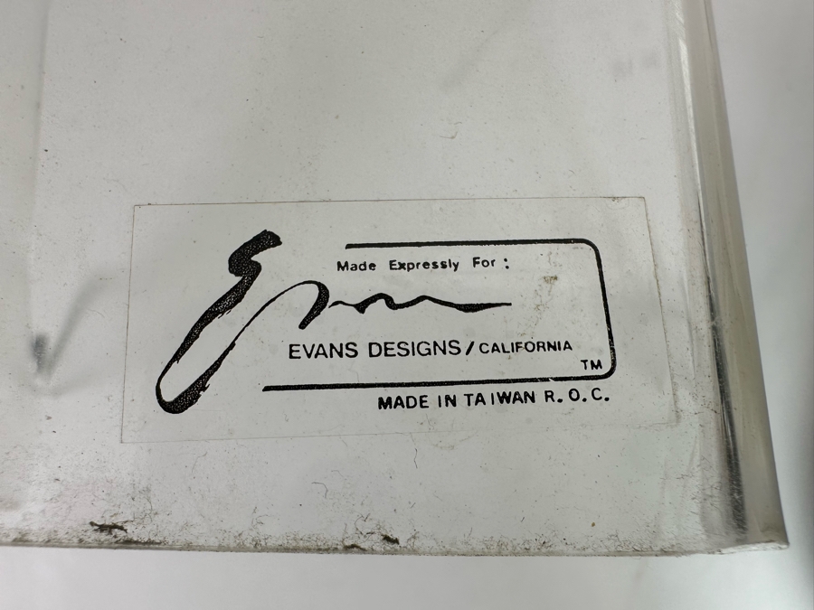 Art Pottery Piece With Acrylic Stand By Evans Designs 16R [CR] [Photo 9]