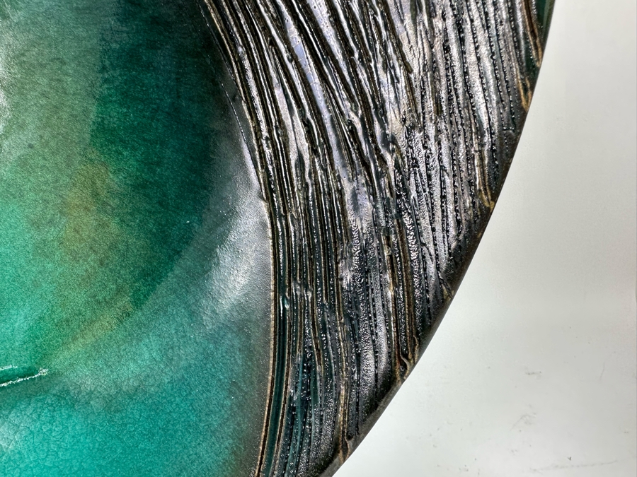 Art Pottery Piece With Acrylic Stand By Evans Designs 16R [CR] [Photo 7]