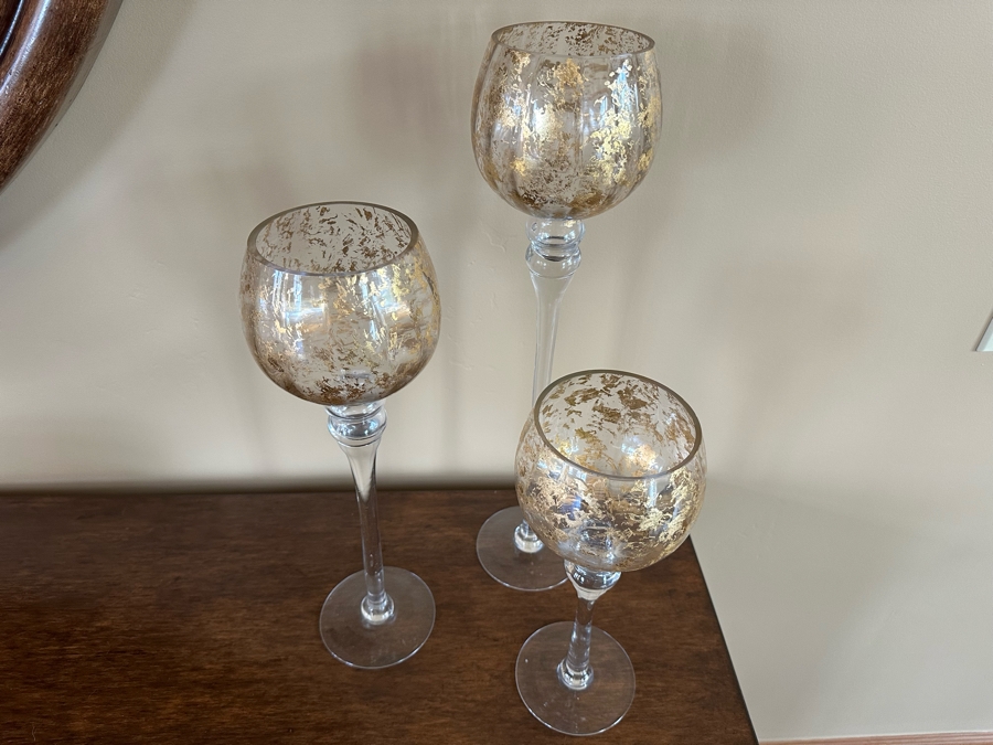 Tealight Trio Glasses From Z Gallerie Tallest Is 20H [CR] [Photo 2]