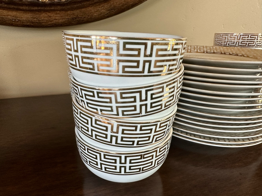 Soiree Porcelain Dinnerware From Z Gallerie 10.5R And 5.5R [CR] [Photo 6]