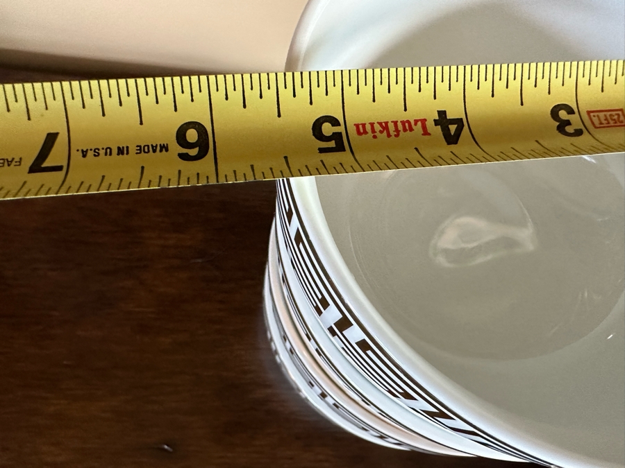 Soiree Porcelain Dinnerware From Z Gallerie 10.5R And 5.5R [CR] [Photo 11]