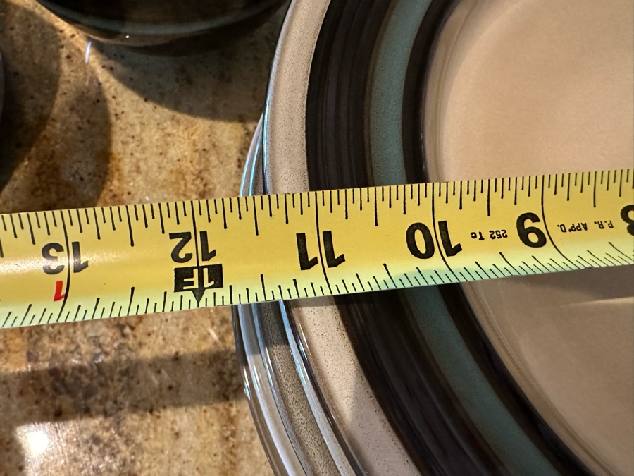 Elite By Gibson Dinner Plates 8.5W And 11.25W And Bowls 6.75W Set [CR] [Photo 11]