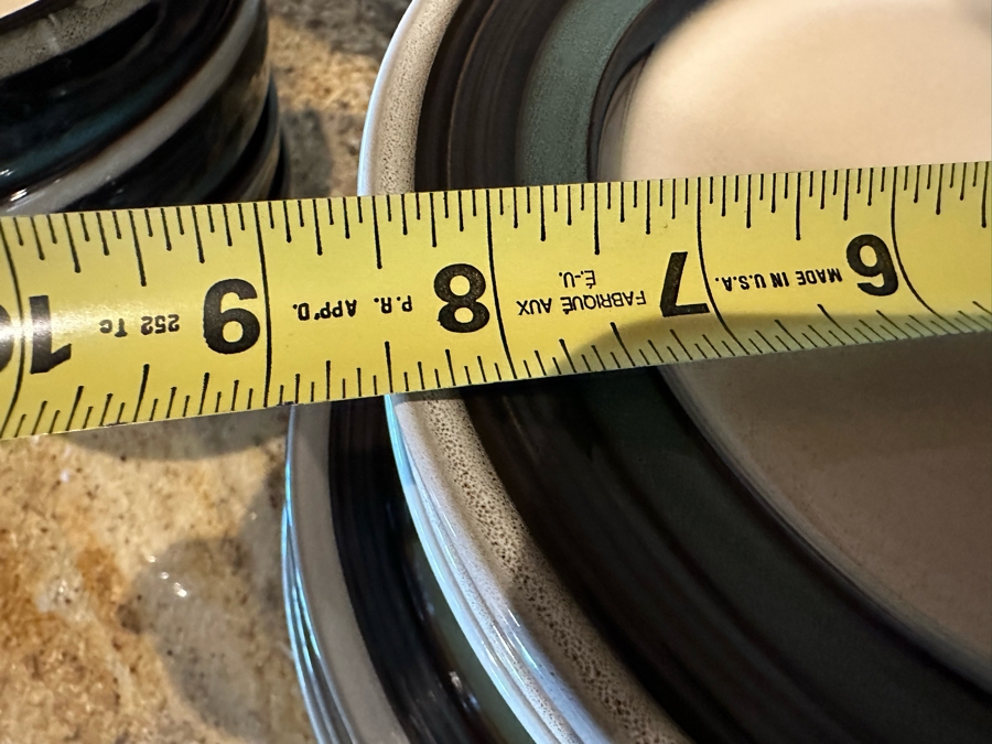 Elite By Gibson Dinner Plates 8.5W And 11.25W And Bowls 6.75W Set [CR] [Photo 9]