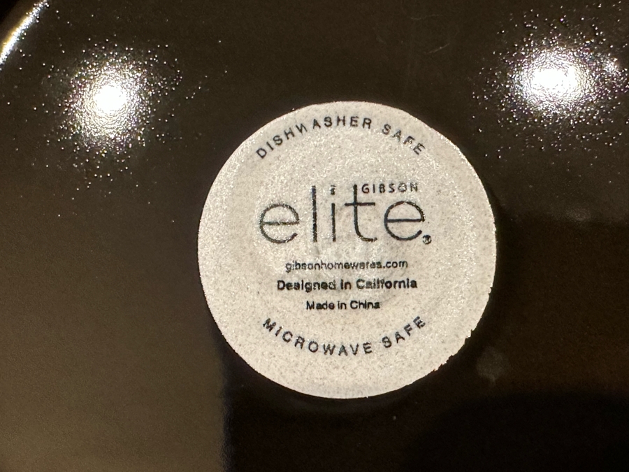 Elite By Gibson Dinner Plates 8.5W And 11.25W And Bowls 6.75W Set [CR] [Photo 6]