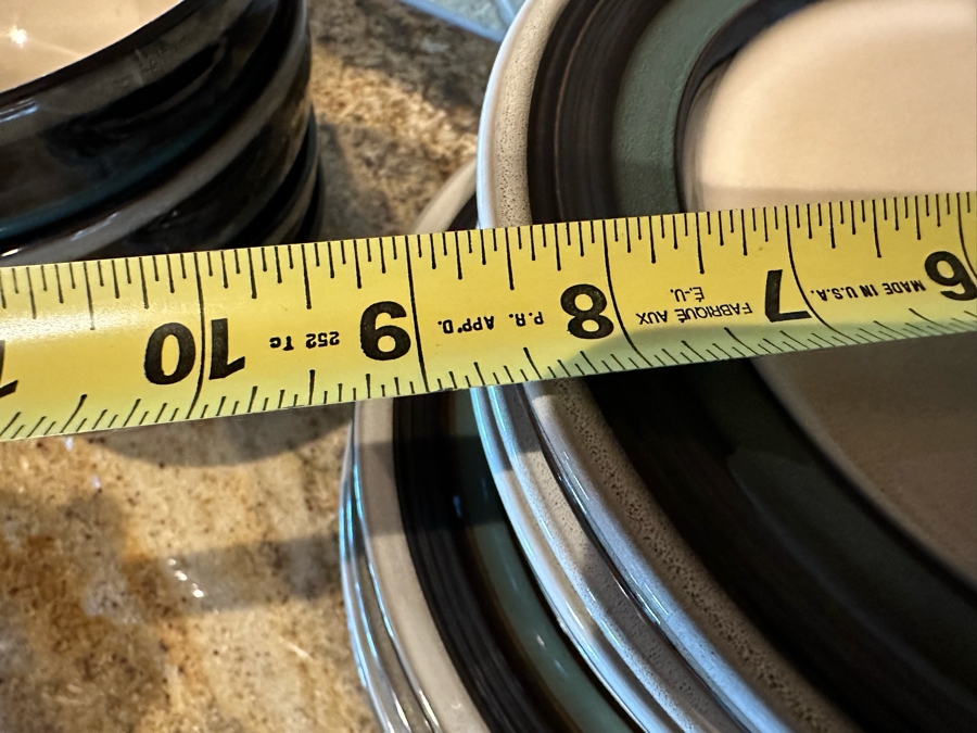 Elite By Gibson Dinner Plates 8.5W And 11.25W And Bowls 6.75W Set [CR] [Photo 8]