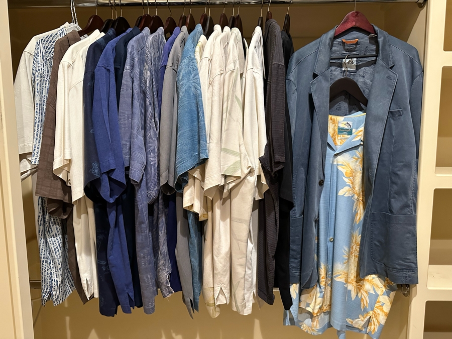 21 Tommy Bahama Shirts And 1 Tommy Bahama Jacket Mostly XXL And XXXL   52413 6kkc 