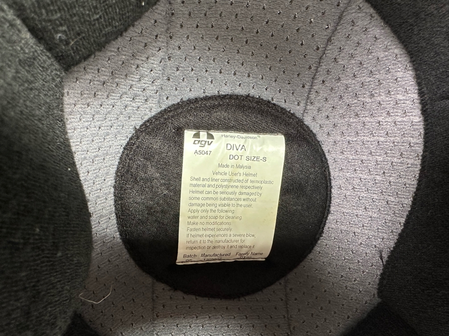 Harley-Davidson Motorcycle Helmet Size S [CR] [Photo 10]