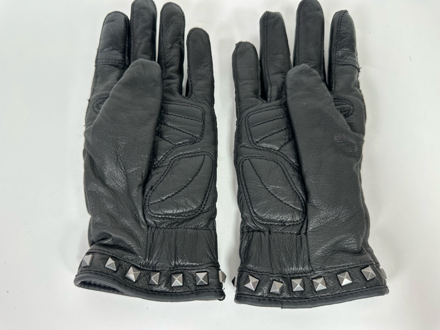 Harley-Davidson Leather Motorcycle Gloves Size M [CR] [Photo 5]