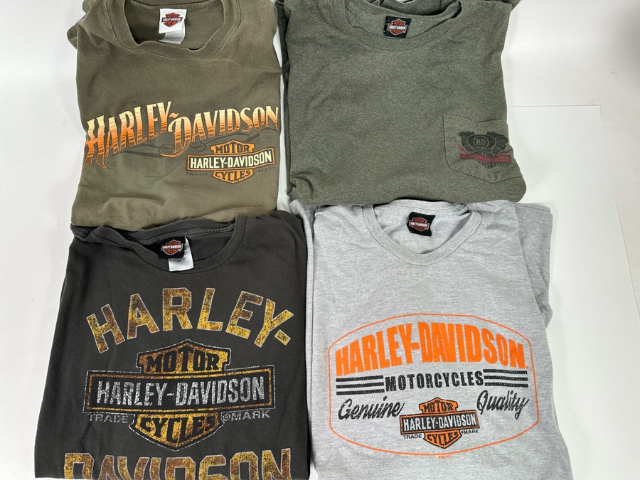 Four Harley-Davidson T-Shirts (3) Long Sleeve Size 3XL [CR] [Photo 3]