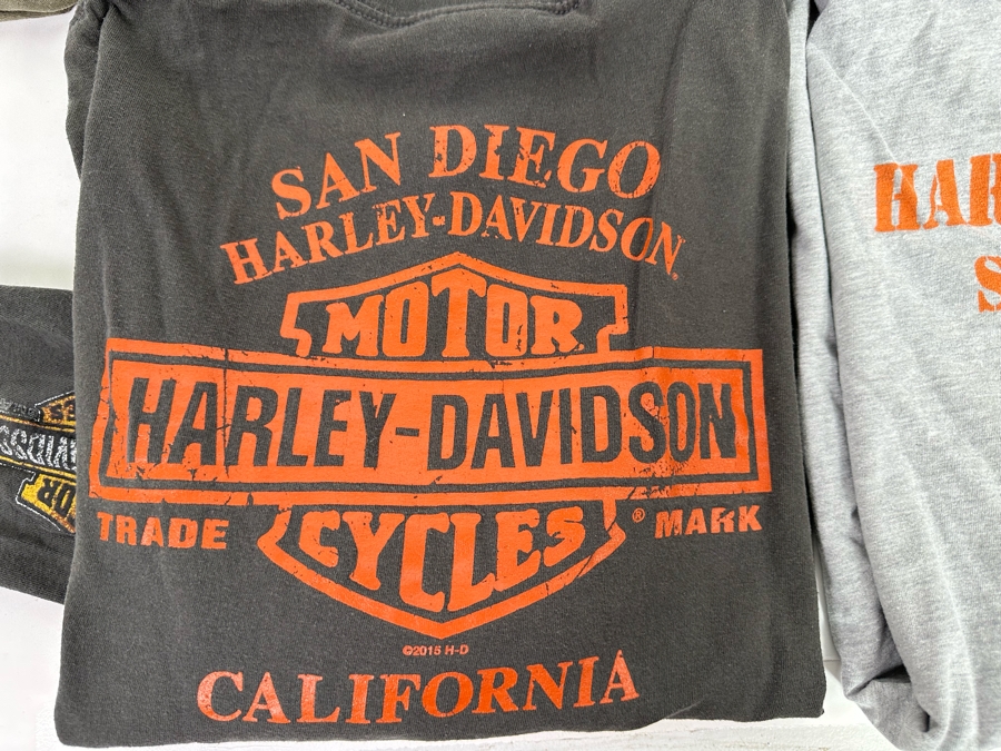 Four Harley-Davidson T-Shirts (3) Long Sleeve Size 3XL [CR] [Photo 14]