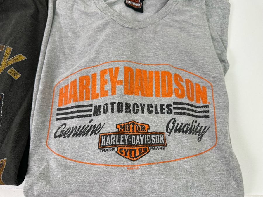 Four Harley-Davidson T-Shirts (3) Long Sleeve Size 3XL [CR] [Photo 11]