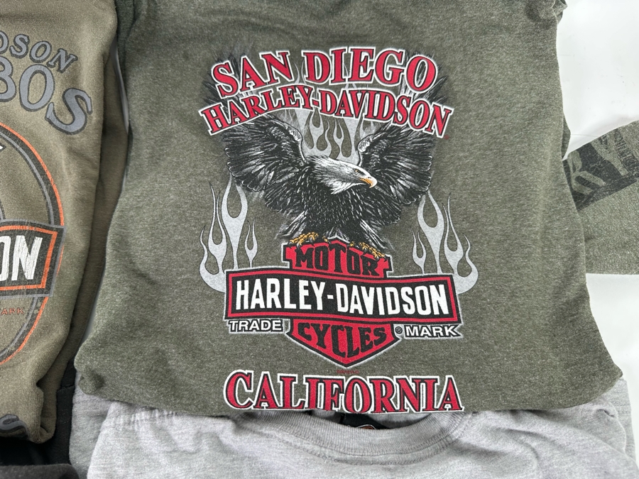 Four Harley-Davidson T-Shirts (3) Long Sleeve Size 3XL [CR] [Photo 16]