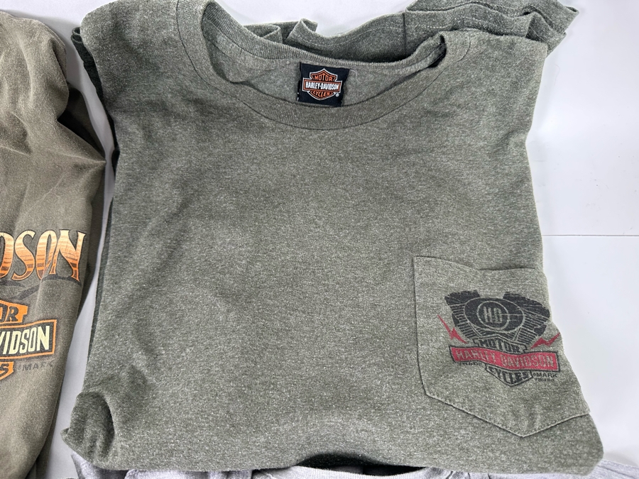 Four Harley-Davidson T-Shirts (3) Long Sleeve Size 3XL [CR] [Photo 7]