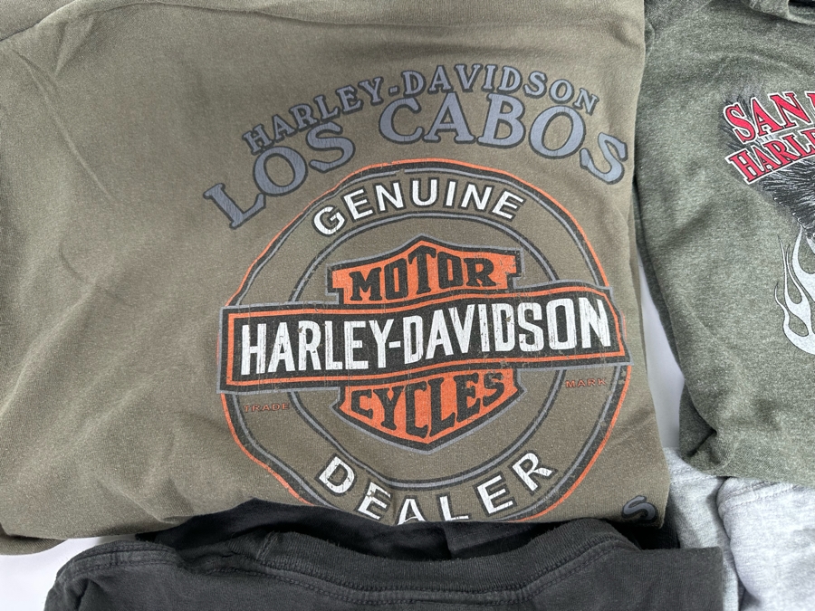 Four Harley-Davidson T-Shirts (3) Long Sleeve Size 3XL [CR] [Photo 17]