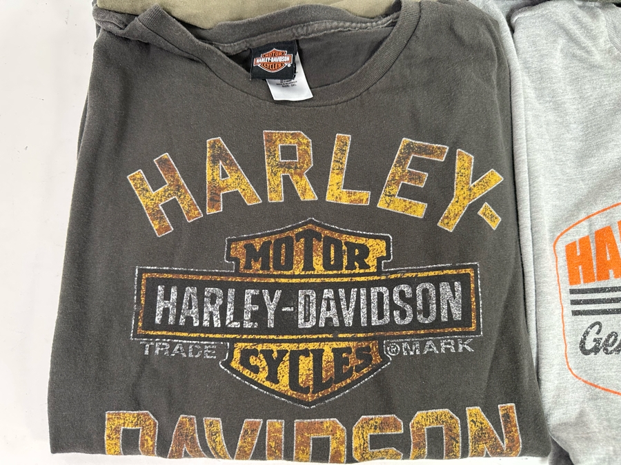 Four Harley-Davidson T-Shirts (3) Long Sleeve Size 3XL [CR] [Photo 9]