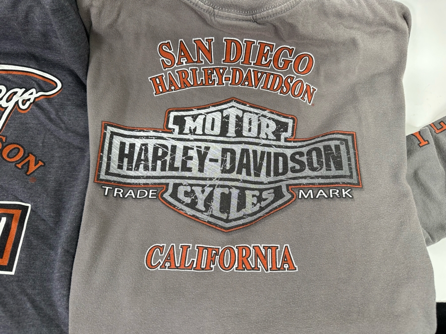 Five Harley-Davidson T-Shirts (2) Long Sleeve Size 3XL [CR] [Photo 18]
