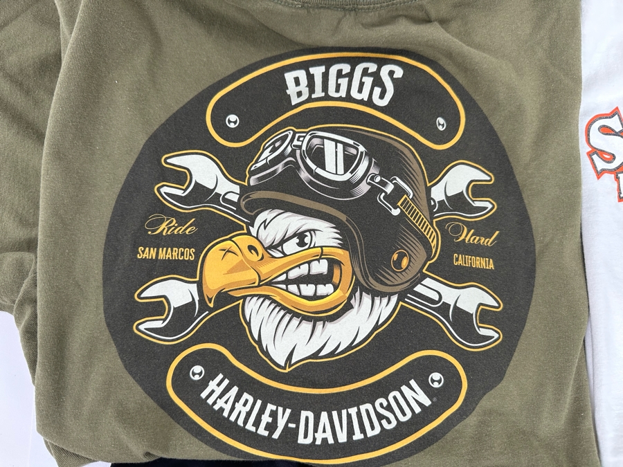 Four Harley-Davidson T-Shirts (2) Long Sleeve Size 2XL [CR] [Photo 12]