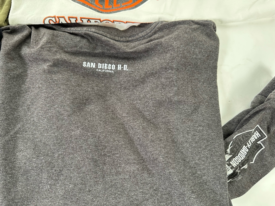 Four Harley-Davidson T-Shirts (2) Long Sleeve Size 2XL [CR] [Photo 15]