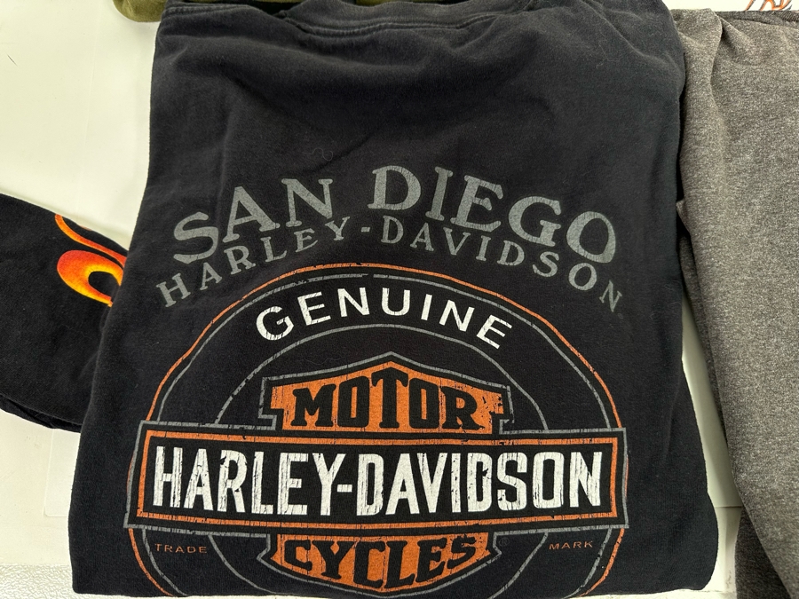 Four Harley-Davidson T-Shirts (2) Long Sleeve Size 2XL [CR] [Photo 14]