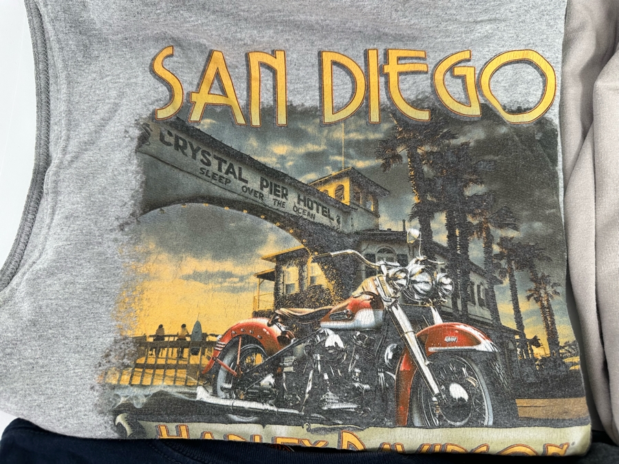 Four Harley-Davidson T-Shirts (2) Long Sleeve Size 2XL [CR] [Photo 14]
