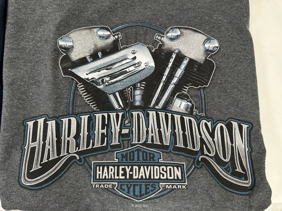 Four Harley-Davidson T-Shirts (2) Long Sleeve Size 2XL [CR] [Photo 5]