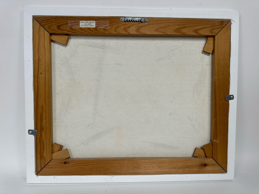 Charles M. Jones (1923-2008, United Kingdom) Original Folk Art Painting Victoria Park Bye Laws 20 X 16 Framed 22 X 18 [CA] [Photo 11]