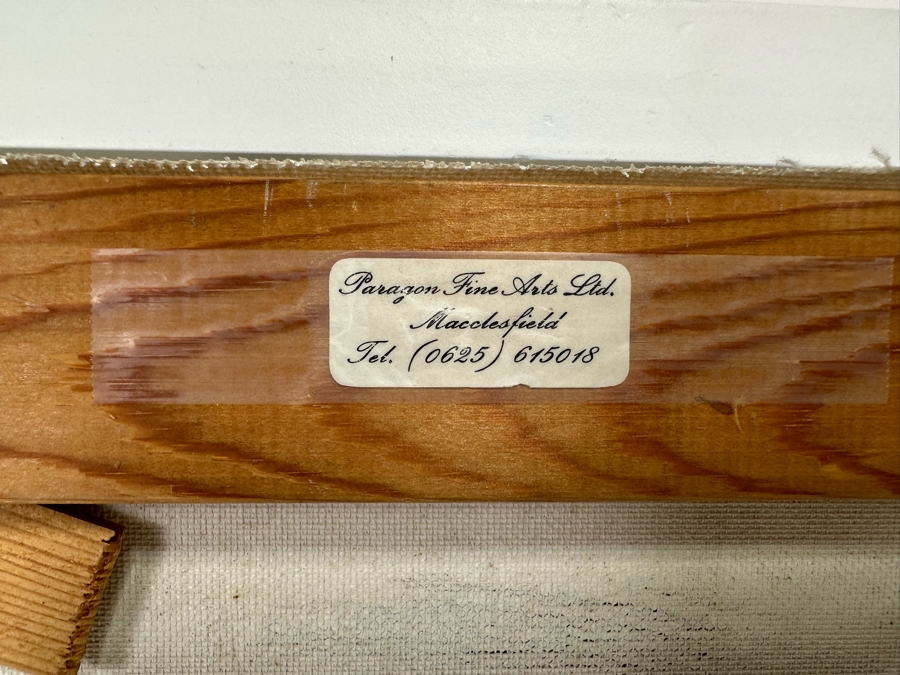 Charles M. Jones (1923-2008, United Kingdom) Original Folk Art Painting Victoria Park Bye Laws 20 X 16 Framed 22 X 18 [CA] [Photo 12]