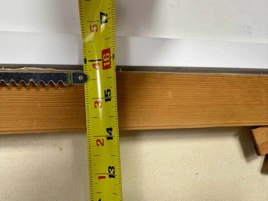 Charles M. Jones (1923-2008, United Kingdom) Original Folk Art Painting Of Carnival Fair 20 X 16 Framed 22 X 18 [CA] [Photo 14]