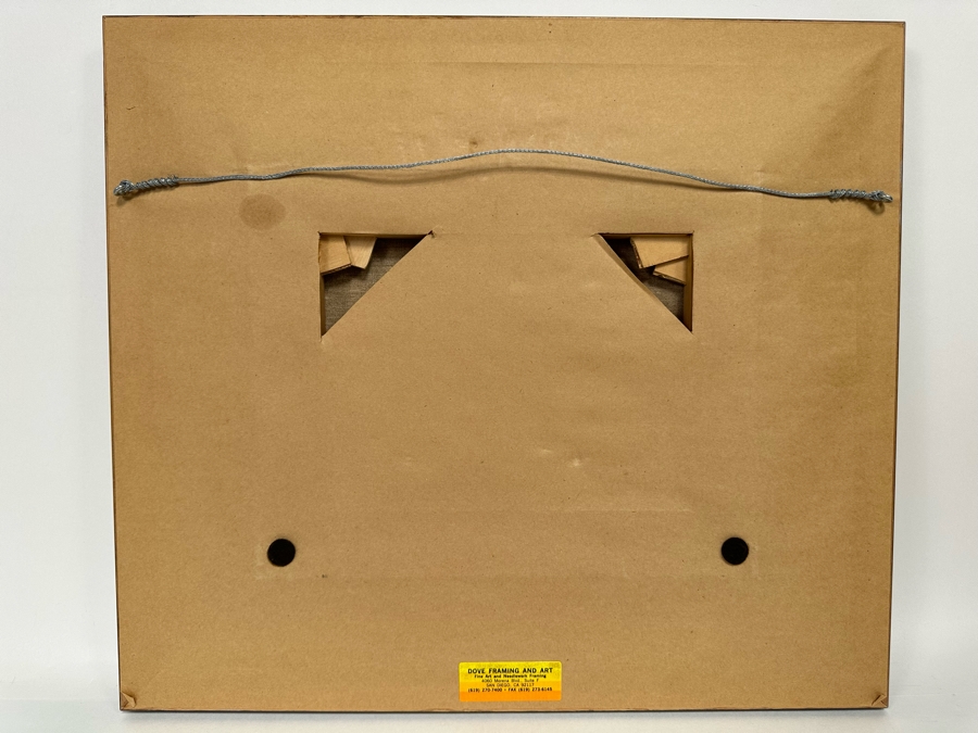 Tom Brown (1933-2017, British) Original Oil Painting On Canvas Of Marketplace 12 X 10 Framed 19 X 17 [CA] [Photo 11]