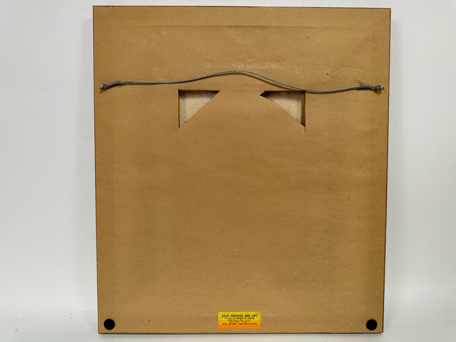 Tom Brown (1933-2017, British) Original Oil Painting On Canvas Of River Canal Scene 9.5 X 11.5 Framed [CA] [Photo 16]