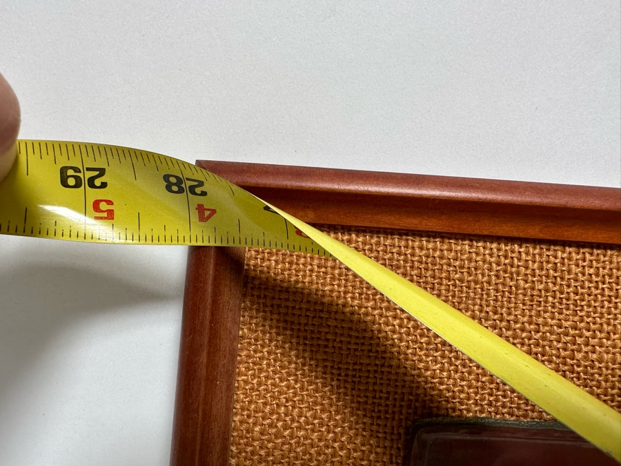 Mid-Century Hammered Embossed Copper Metal Artwork Signed Rapa-Nui 5 X 7.5 Ea Framed 28W X 13H [CA] [Photo 16]