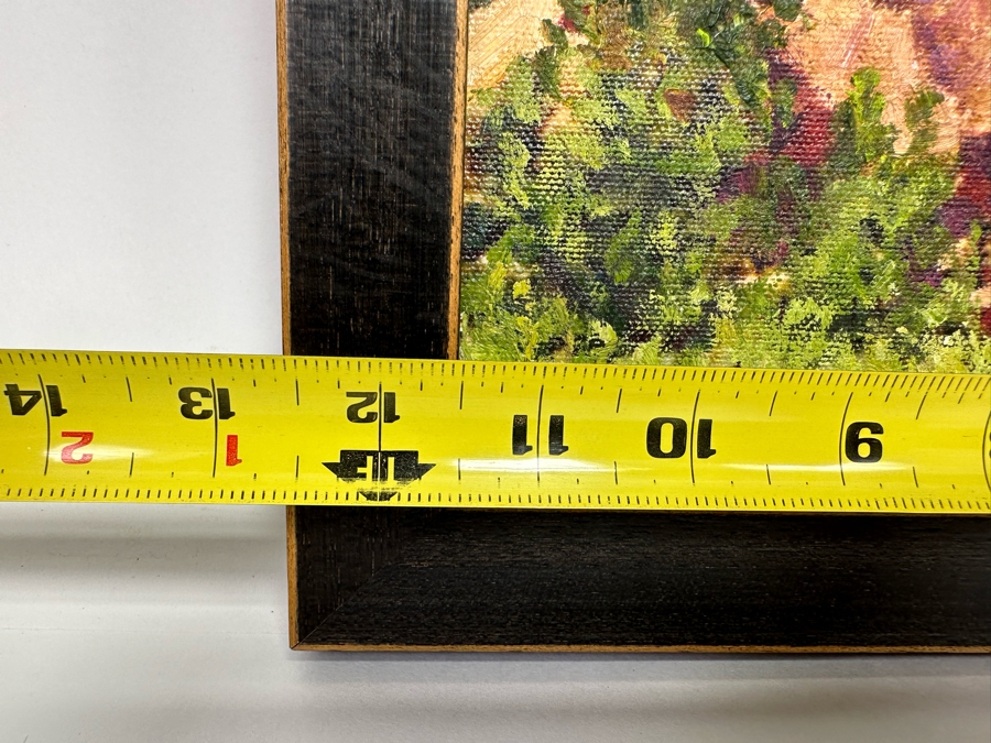 Gary Hartenhoff (1935-2018, Sioux Falls, South Dakota) Original Landscape Painting 11.5 X 13 Framed 14 X 18 [CA] [Photo 13]