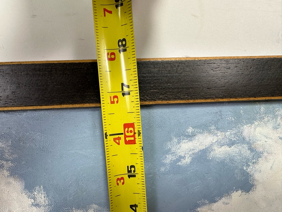 Gary Hartenhoff (1935-2018, Sioux Falls, South Dakota) Original Landscape Painting 11.5 X 13 Framed 14 X 18 [CA] [Photo 16]