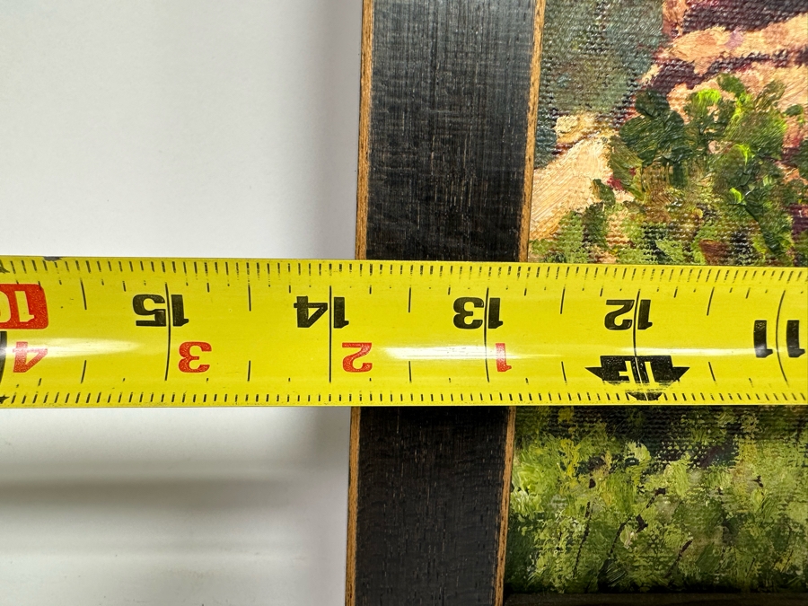 Gary Hartenhoff (1935-2018, Sioux Falls, South Dakota) Original Landscape Painting 11.5 X 13 Framed 14 X 18 [CA] [Photo 15]